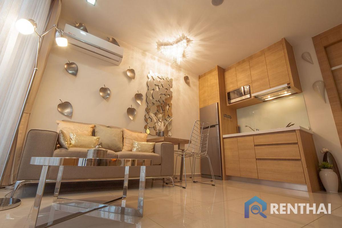 For SaleCondoPattaya, Bangsaen, Chonburi : For sale condo 1 bedroom at Olympus City Garden