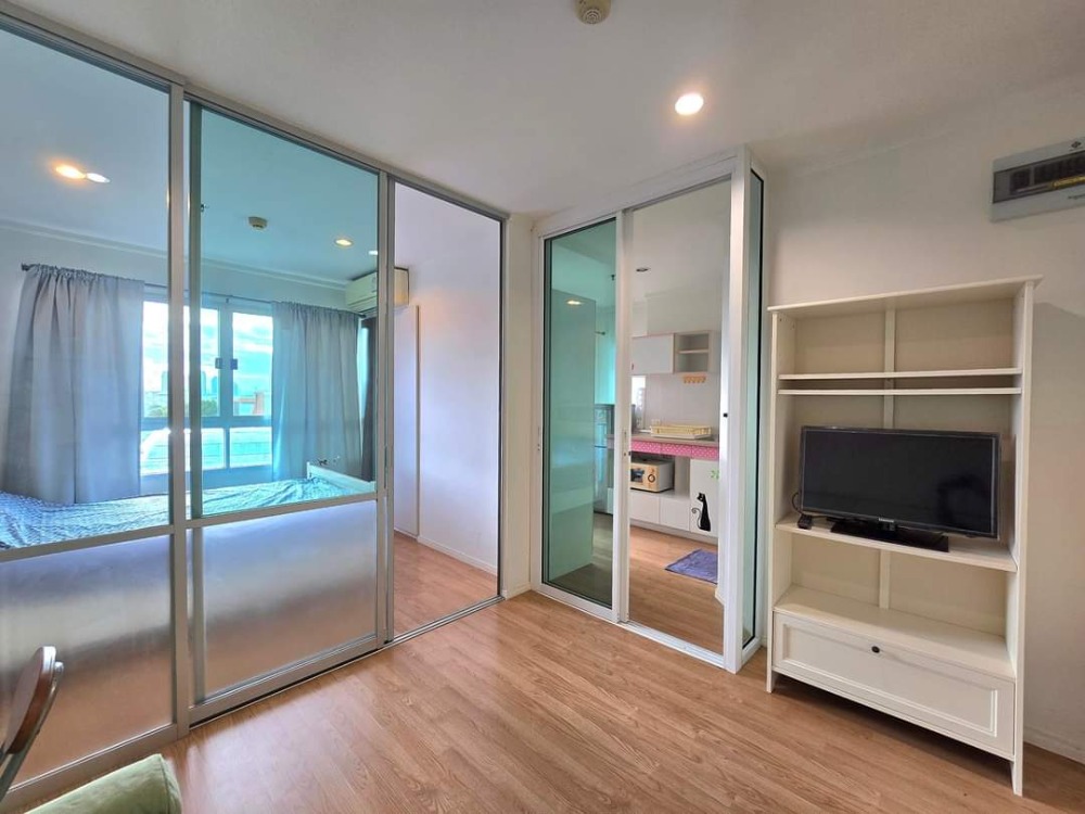 For RentCondoBangna, Bearing, Lasalle : 🛟Condo for rent Lumpini Ville Lasalle Bearing Sukhumvit 105 near BTS Sri Lasalle, next to Bangkok Phatthana School, beautiful room, washing machine, size 27 sq m., rent only 7500-