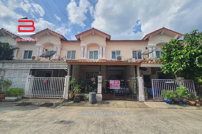For SaleTownhouseVipawadee, Don Mueang, Lak Si : Townhouse, The Connect Village, 7/1 Thed Rachan, Soi Thed Rachan 47, area 17.7 sq m., Vibhavadi-Rangsit Road, Bang Khen District.