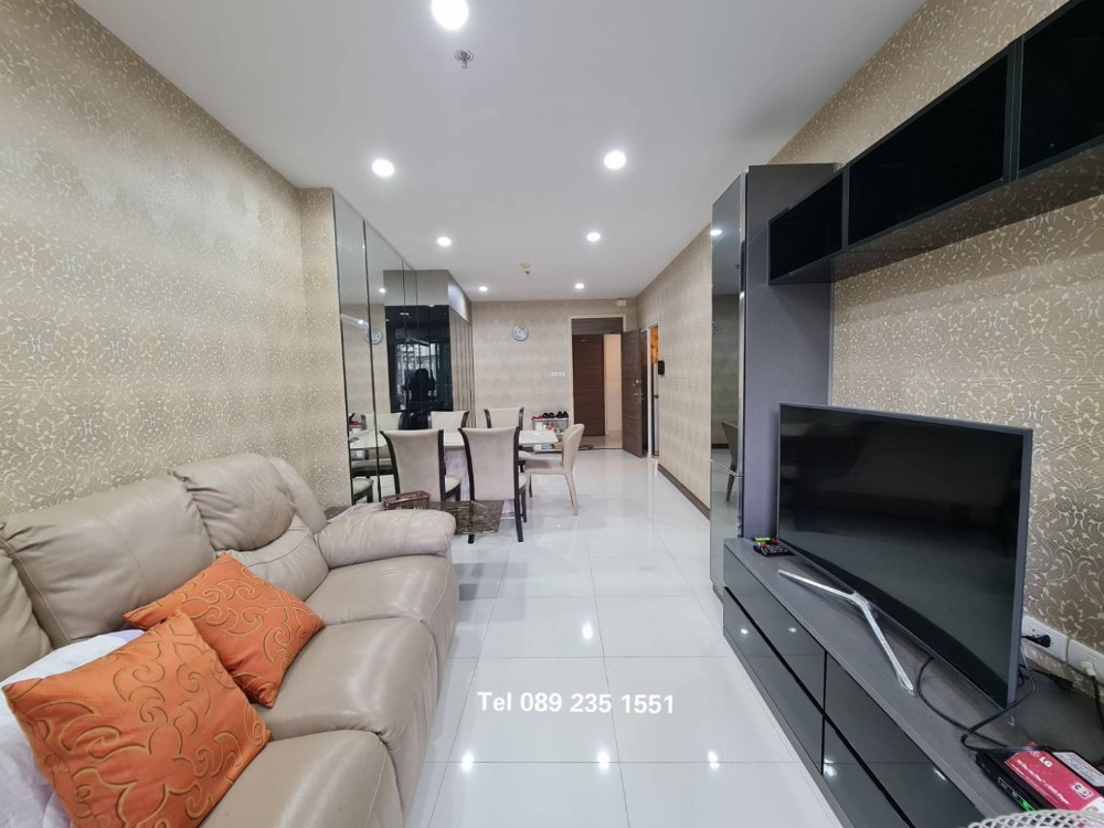 For RentCondoRama3 (Riverside),Satupadit : FOR Rent, 1bed type, luxurious, modern furniture from SB, many rooms to choose from, Supalai Prima Riva, riverside condo.