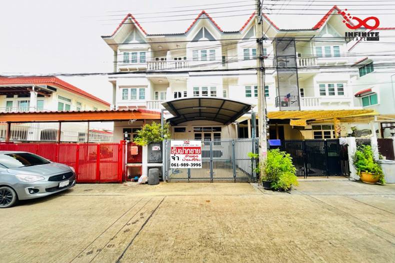 For SaleTownhouseLadprao, Central Ladprao : Townhouse for sale, 3 floors, 21.3 square meters, Lat Phrao Road, Soi Nakniwat 37.