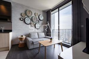 For RentCondoSukhumvit, Asoke, Thonglor : 1 Bed 1 Bath Large Room Good Location BTS Asok 250 m. & MRT Sukhumvit 200 m. / For Rent