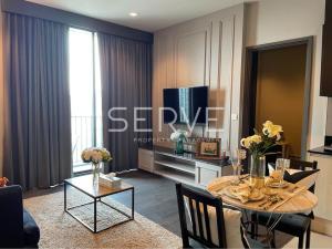 For RentCondoSukhumvit, Asoke, Thonglor : 1 Bed 1 Bath Large Room Nice Decorate High Fl.15+ Good Location BTS Asoke 250 m. & MRT Sukhumvit 200 m. / Condo For Rent Edge by Sansiri Sukhumvit 23