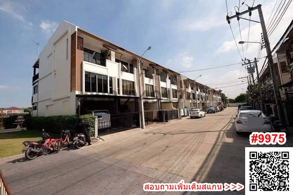 For RentTownhouseOnnut, Udomsuk : For rent, 3-story townhouse, The Private Sukhumvit-Bang Chak, next to BTS Bang Chak.