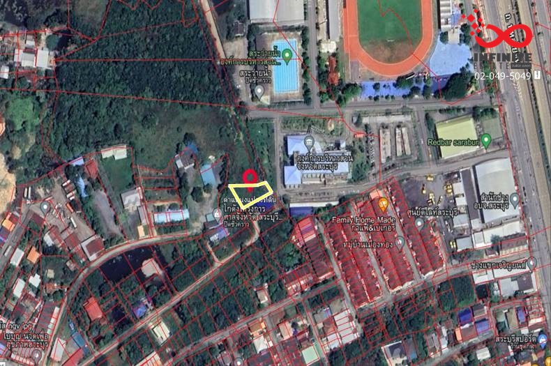 For SaleLandSaraburi : Land for sale, 120 square wah, Phahon Yothin Road, Saraburi.