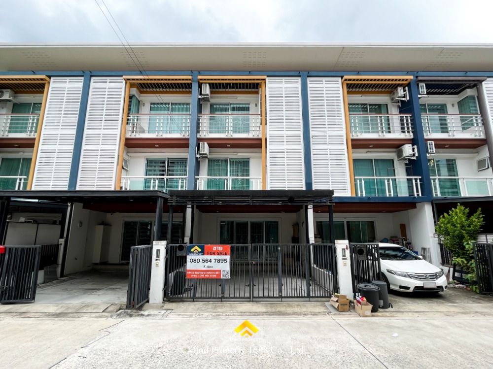 For SaleTownhouseVipawadee, Don Mueang, Lak Si : 3-story townhome, ready to move in, Chuan Chuen Modus Village, next to Vibhavadi Road. Near Laksi intersection Don Mueang Airport Chaengwattana-Phahon Yothin Road, Chatuchak, Don Mueang Airport