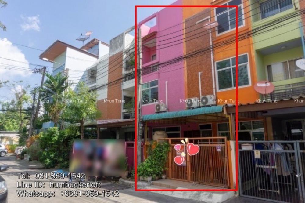 For SaleTownhouseChokchai 4, Ladprao 71, Ladprao 48, : Townhome for sale, City Townhome Village, Lat Phrao 80