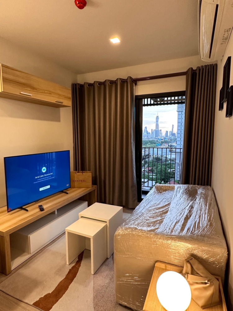 For RentCondoRama9, Petchburi, RCA : 🔥🔥Urgent for rent‼️ (Beautiful room, fully furnished, ready to move in) 📌Condo Life Asoke Hype 🟠PT2405-045