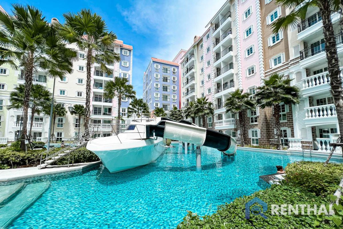 For SaleCondoPattaya, Bangsaen, Chonburi : Seven Seas Cote D'Azur  studio 24 sq.m. Foreign name Good price