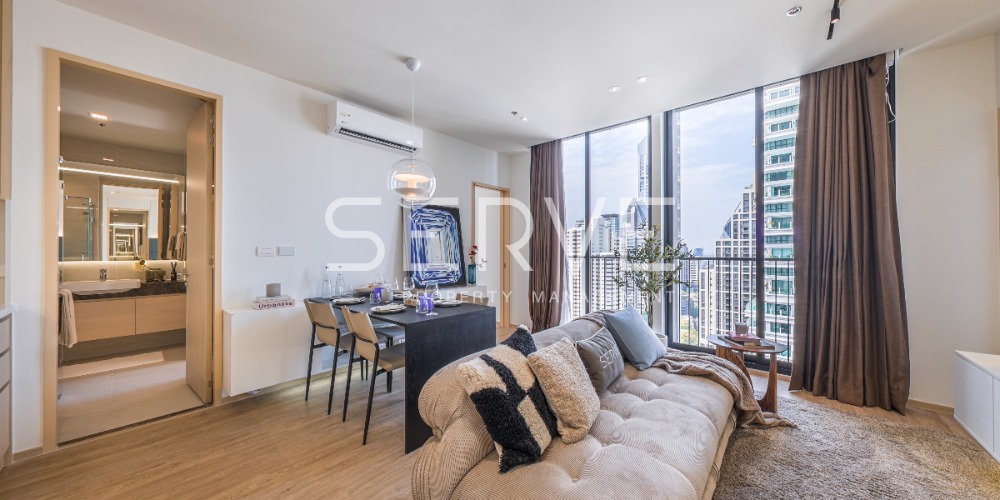 For RentCondoSukhumvit, Asoke, Thonglor : Combine 2 Beds 2 Baths 59.62 Sq.m. High Fl. 15+ Good Location Close to BTS Phrom Phong 450 m. at NOBLE STATE 39 Condo / For Rent