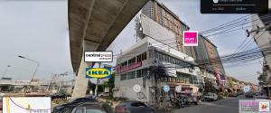 For SaleShophouseNonthaburi, Bang Yai, Bangbuathong : Commercial building for sale, 6 units, next to Central Westgate Department Store. IKEA, Condo Plum , near Bang Yai intersection