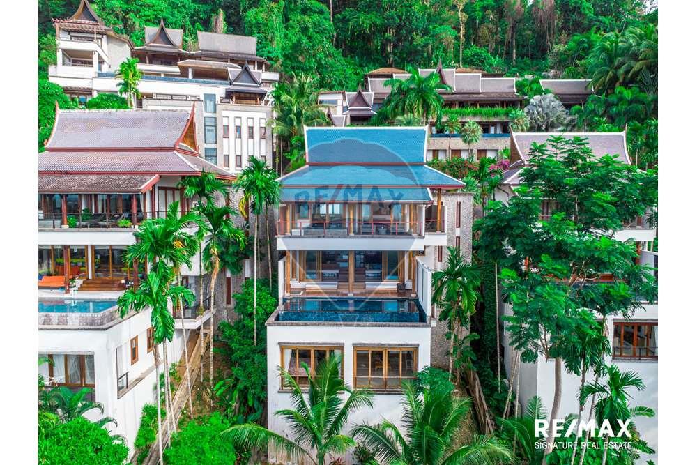 For SaleHousePhuket : Mountain Sea View Luxury Villa 4 Bedroom