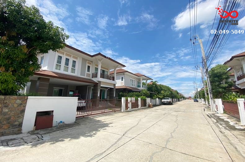 For SaleHouseNonthaburi, Bang Yai, Bangbuathong : 2-story detached house for sale, 58.7 square meters, Ladda Ville 4, Ban Kluay-Sai Noi Road.