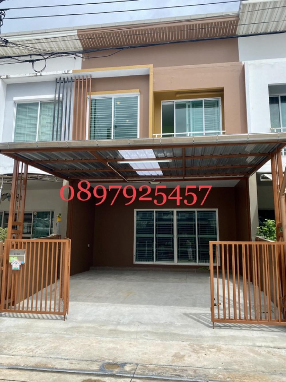 For RentTownhouseEakachai, Bang Bon : Townhouse for rent, Pleno Ekachai-Kanchanaphisek, Village on Ekachai Road 99/2 AP Projects