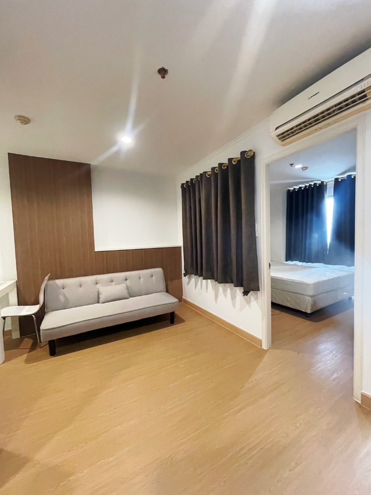 For SaleCondoNawamin, Ramindra : Condo for sale: Lumpini Ville Ramintra-Lak Si, Building A, 2nd floor (out of 14 floors), size 30 sq m, 1 bedroom, 1 bathroom, built-in room of the project, balcony facing northeast.