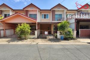 For SaleTownhouseLadkrabang, Suwannaphum Airport : 2-story townhome for sale, Pisan Village 1, On Nut - Lat Krabang