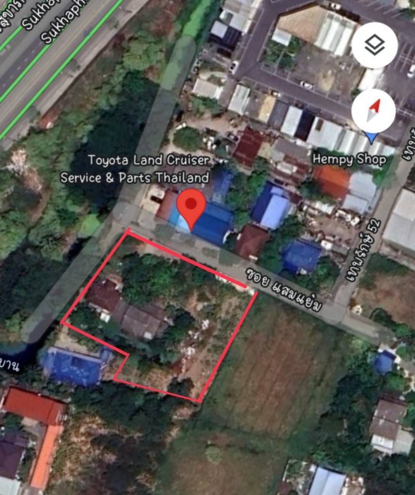 For SaleLandKasetsart, Ratchayothin : Land Theprak Soi 52 / 2 rai 34 square meters (for sale), Land Theprak Soi 52 / 3,336 Square Meter (FOR SALE) TAN497