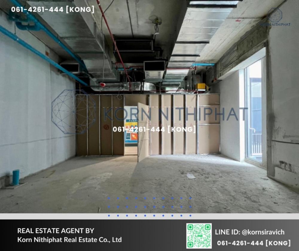 For RentRetailSukhumvit, Asoke, Thonglor : Commercial space for rent, 53 square meters, near BTS Phrom Phong, 650 meters | New building, has parking, has an elevator, has 24-hour security.