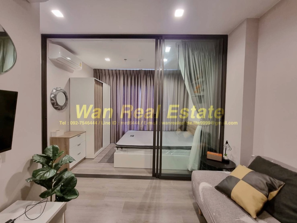 For RentCondoRattanathibet, Sanambinna : Condo for rent, Politan Aqua, 47th floor, size 25 sq m., fully furnished, ready to move in, economical price