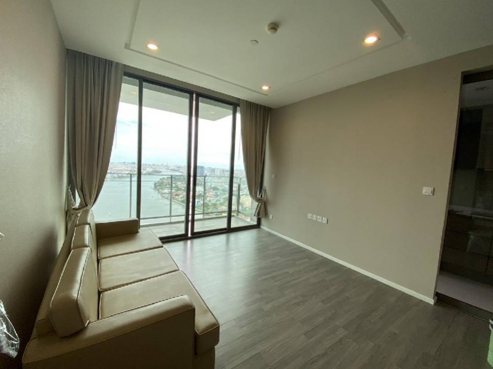 For RentCondoBang Sue, Wong Sawang, Tao Pun : For rent 333 Riverside Bang Pho, 2 bedrooms, high floor, river view, fully furnished.