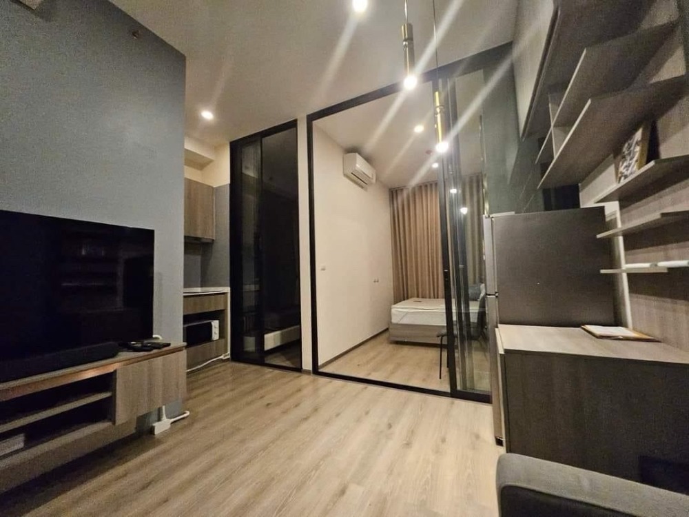 For RentCondoOnnut, Udomsuk : KnightsBridge Prime Onnut★1 bedroom, size 27 sq m., 18th floor ★near Bts On Nut ★near Big C On Nut ★ fully furnished ★ complete amenities