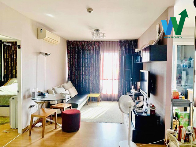 For SaleCondoKasetsart, Ratchayothin : Corner condo for sale, Bridge Phaholyothin 37, with built-in furniture, near BTS and MRT.