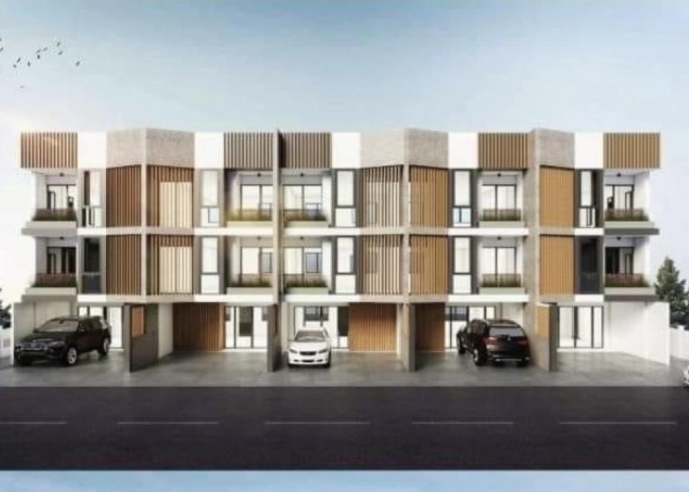 For SaleHousePattanakan, Srinakarin : 📍Invite friends to buy a house, selling a total of 5 houses, width 5 meters, price 20,400,000฿ 📍 Townhome, 3 floors, newly built, Chaloem Phrakiat Rama 9, Soi 14, Intersection 18, 👉back edge 27 sq m., usable area 166 sq m. There are 2 houses, price 4.5 mi