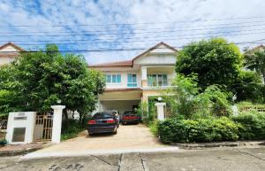 For SaleHouseRattanathibet, Sanambinna : Single house for sale, Nonnicha Village, Phra Nang Klao, Rattanathibet-Sai Ma. Next to Rattanathibet Road, near BTS Sai Ma, only 350 meters.