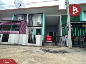 For SaleTownhouseMahachai Samut Sakhon : Single-storey townhouse for sale The Money Me Phanthawong Village