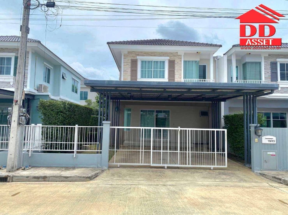 For SaleHouseRama 2, Bang Khun Thian : Semi-detached house for sale, Villaggio Rama 2, Villaggio 2