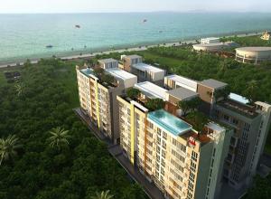 For SaleCondoPattaya, Bangsaen, Chonburi : Beach condo for sale, resort style, Neo Sea View @ Jomtien project.