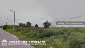 For SaleLandAyutthaya : Empty land for sale, 50 sq m., Chamab Subdistrict, Wang Noi District, Ayutthaya Province, only 1 kilometer from Phahon Yothin Road.