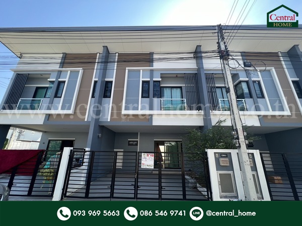 For SaleHousePathum Thani,Rangsit, Thammasat : Townhome Baan Fah Piyarom Tendro Lam Luk Ka Khlong 6