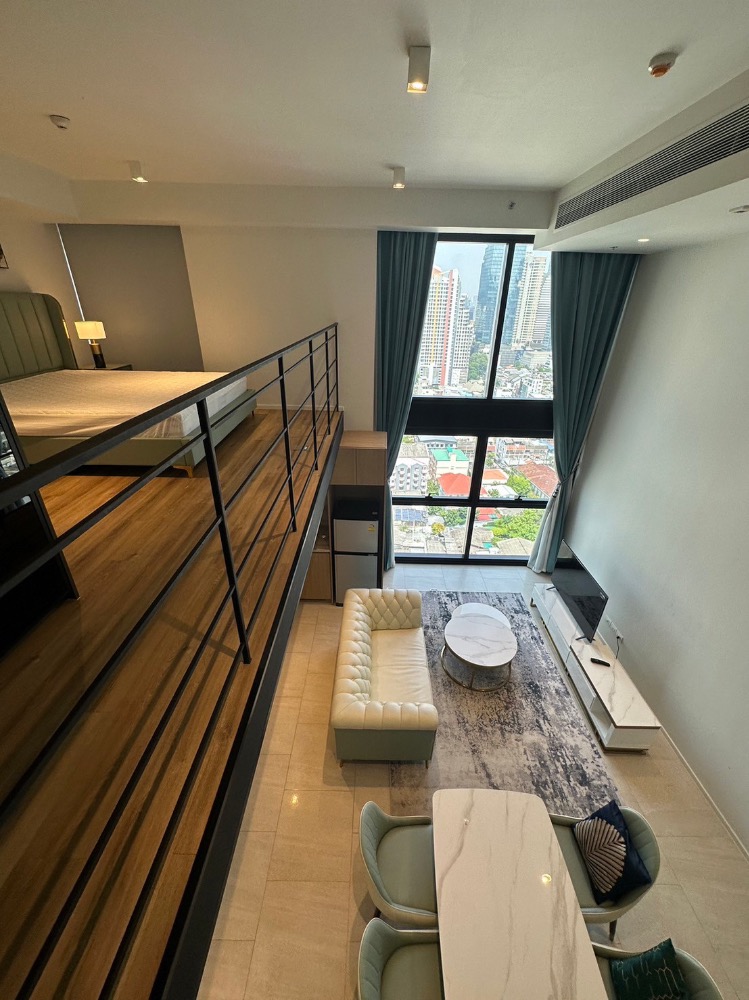 ให้เช่าคอนโดสีลม ศาลาแดง บางรัก : 📌For RENT เช่า | The Lofts Silom - 1BR Loft Type (37+15sqm), 35,000 THB