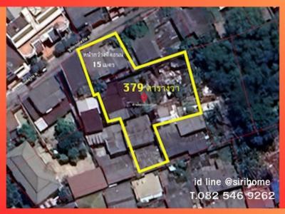 For SaleLandBang Sue, Wong Sawang, Tao Pun : Land for sale in Wong Sawang, 8 rai (379 square wah),