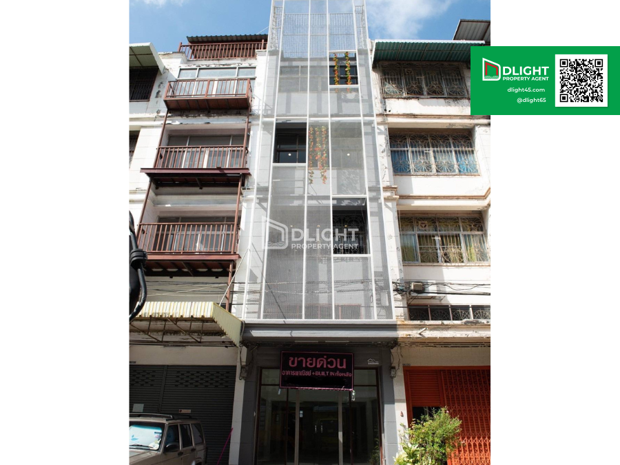 For SaleShophouseNonthaburi, Bang Yai, Bangbuathong : Home Office building, 5 floors, has a rooftop, 7.9 million baht, 5 and a half floors, has a rooftop, 2 bedrooms, 2 halls, 3 multi-purpose rooms, rooftop, 3 bathrooms, next to MRT Bang Son.