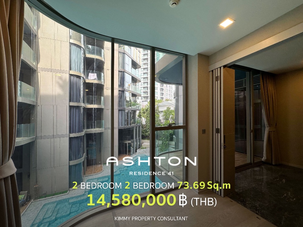 For SaleCondoSukhumvit, Asoke, Thonglor : Ashton Residence 41 - Two Bedroom 2 Bathroom Buy directly with project sales.