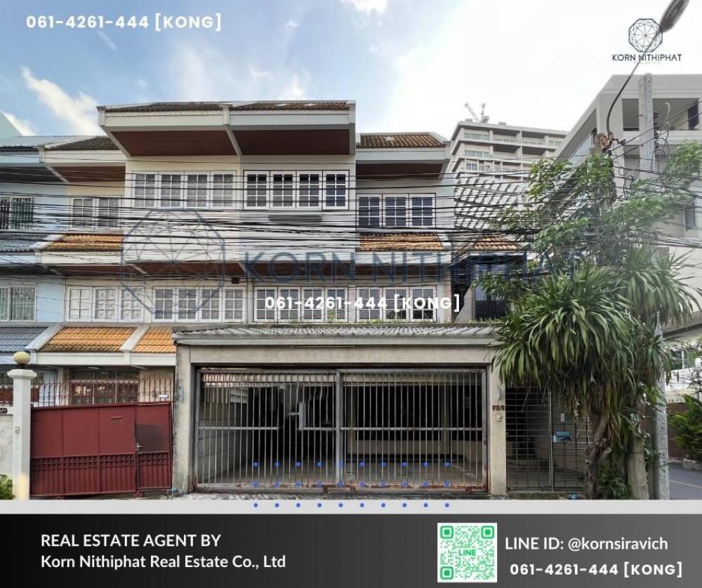 For RentRetailSukhumvit, Asoke, Thonglor : Townhouse for rent, business, 3 car parking spaces @ Soi Thonglor, suitable for: Massage shop / Spa / Onsen / Wellness / Bar and others.