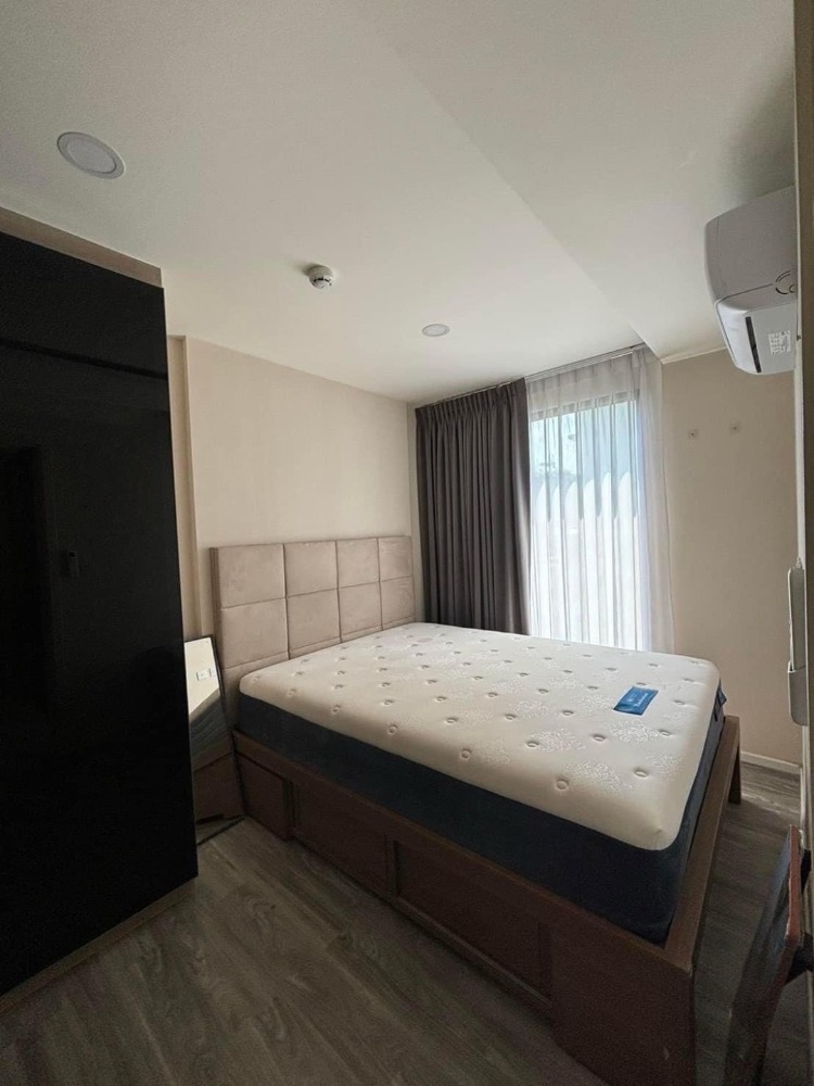 For RentCondoOnnut, Udomsuk : ★ Ikon Sukhumvit 77 ★ 29 sq m., 7th floor (1 bedroom, 1 bathroom), ★ near BTS On Nut ★ next to the community mall People Park ★ many amenities ★ Complete electrical appliances