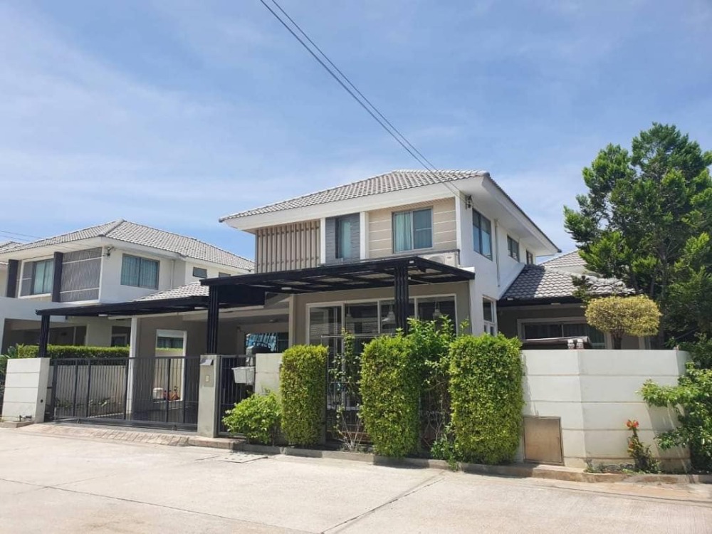 For SaleHousePattaya, Bangsaen, Chonburi : 2-story detached house for sale, Grand Valley Village, Liang Nong Mon, area 62 sq m.