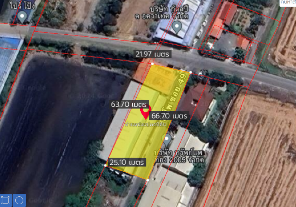 For SaleLandNonthaburi, Bang Yai, Bangbuathong : Bang Bua Thong warehouse for sale, reduced from 12 million to 10 million baht, this price until 30-June-2024 only!!🔥🔥