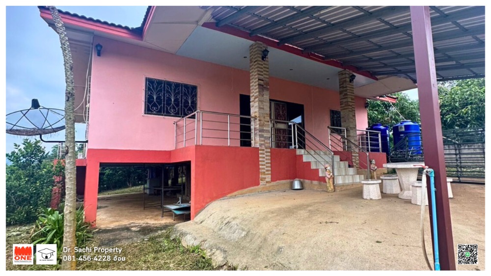 For SaleHouseChiang Rai : Single house for sale, 260 sq m, 360 degree mountain view, near Chuifong Tea Plantation, Mae Chan District, Chiang Rai Province.