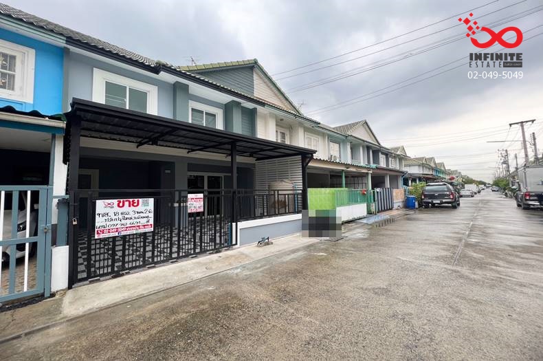 For SaleTownhousePathum Thani,Rangsit, Thammasat : 2-story townhome for sale, Baan Pruksa 20, Rangsit-Nakhon Nayok Road.