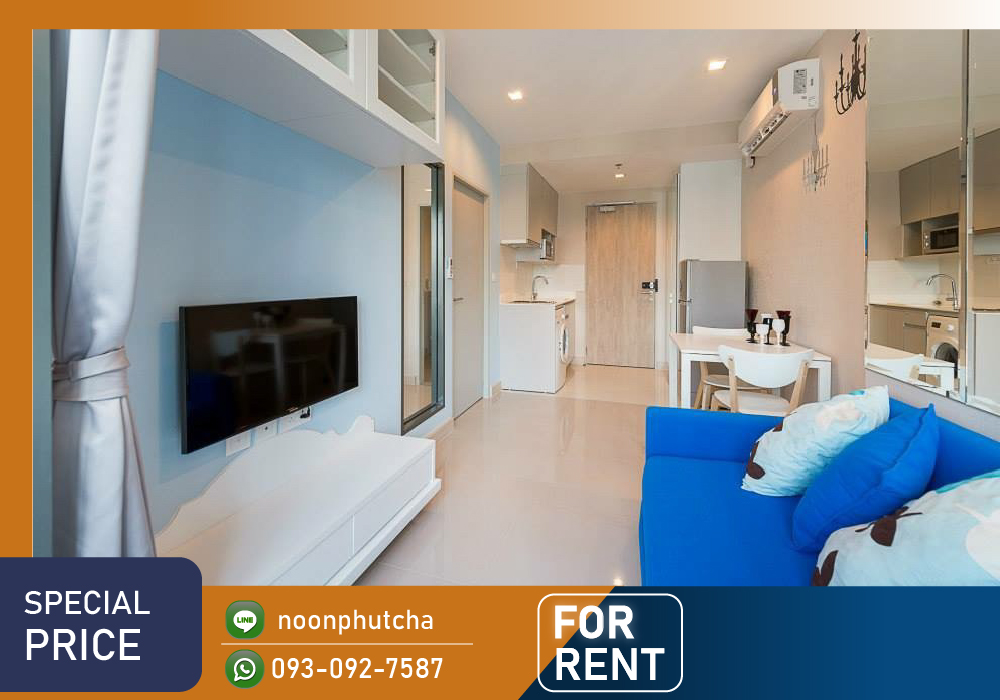 For RentCondoRama9, Petchburi, RCA : 📣Ideo Mobi Rama 9 / size 30 sq m., beautifully decorated, fully furnished ✨