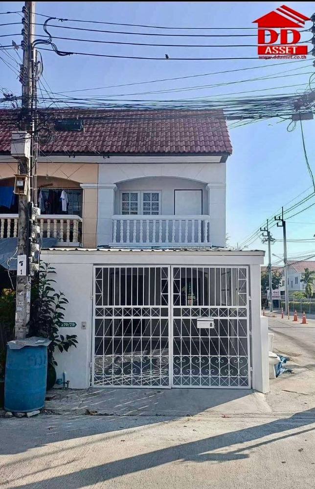 For SaleTownhouseBangna, Bearing, Lasalle : 2-story townhouse for sale, Phumjai Niwet 3, Soi Wat Yai, Suksawat.