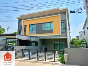 For SaleTownhouseRathburana, Suksawat : ✨ Beautiful townhouse for sale, corner house 🏘️ Siri Place Pracha Uthit 90, 2-story townhome, 3 bedrooms 🛏️ Size 33.6 sq m. 📍 Soi Pracha Uthit 90, near the expressway.