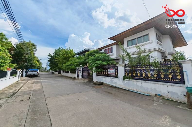 For SaleHouseLadkrabang, Suwannaphum Airport : Single house for sale Panthip Village, Soi On Nut 53, On Nut Road