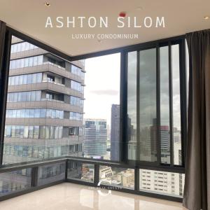 ขายคอนโดสีลม ศาลาแดง บางรัก : 🔥 Luxury condominium on Silom Road close to BTS at Ashton Silom 2 bedrooms size 74 sq.m. FOR SALE 17.4 MB Tel : 0845546165