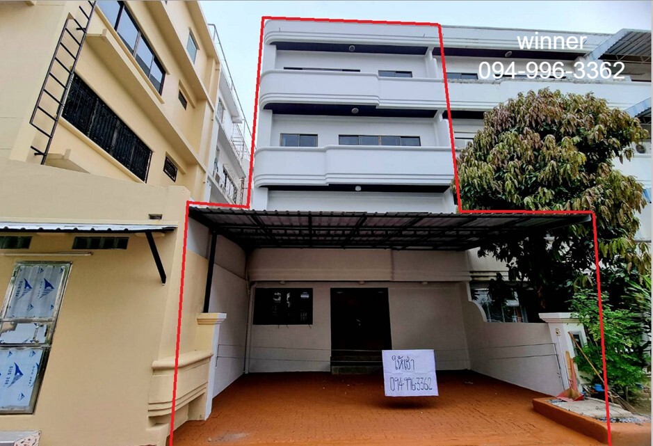 For RentTownhouseRama3 (Riverside),Satupadit : Renting is better than buying if you are not ready!! Townhouse for rent, 4.5 floors, Sathu Pradit Soi 57, Priyanon Village - Renovated the whole house