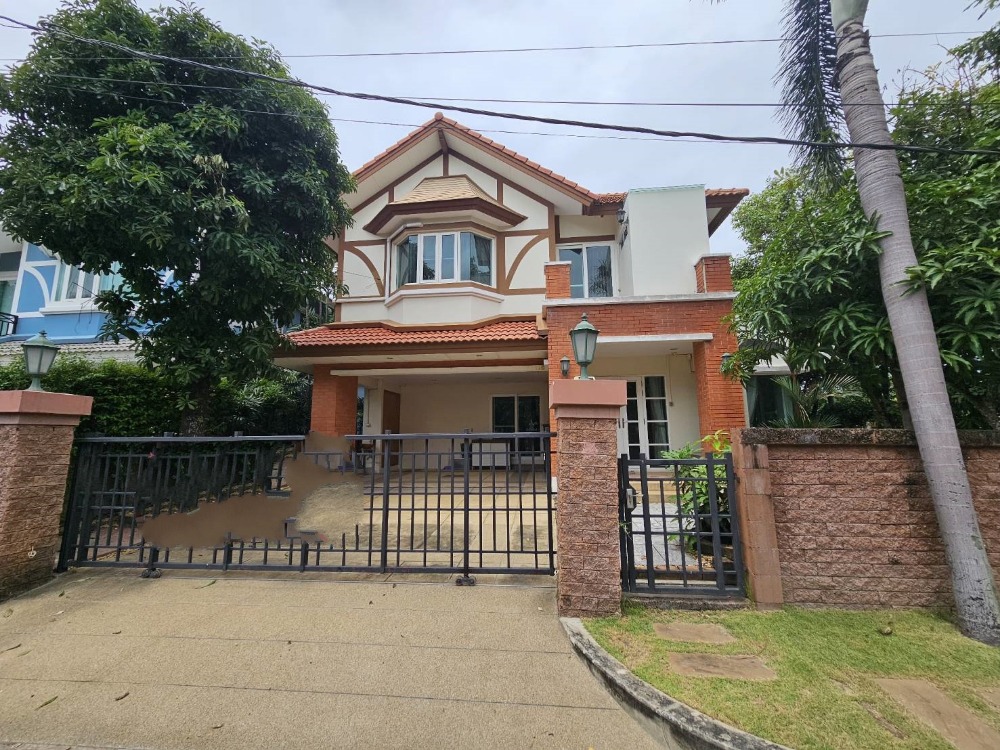 For SaleHouseRama5, Ratchapruek, Bangkruai : Single house for sale, corner house, Laddarom Eli Grand Rama 5-2 Village.